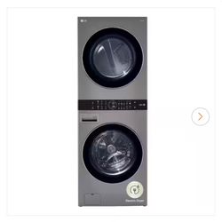 LG Washer And Dryer Laundry Tower, Electric And Vented