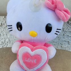 8" hello kitty plush toy love