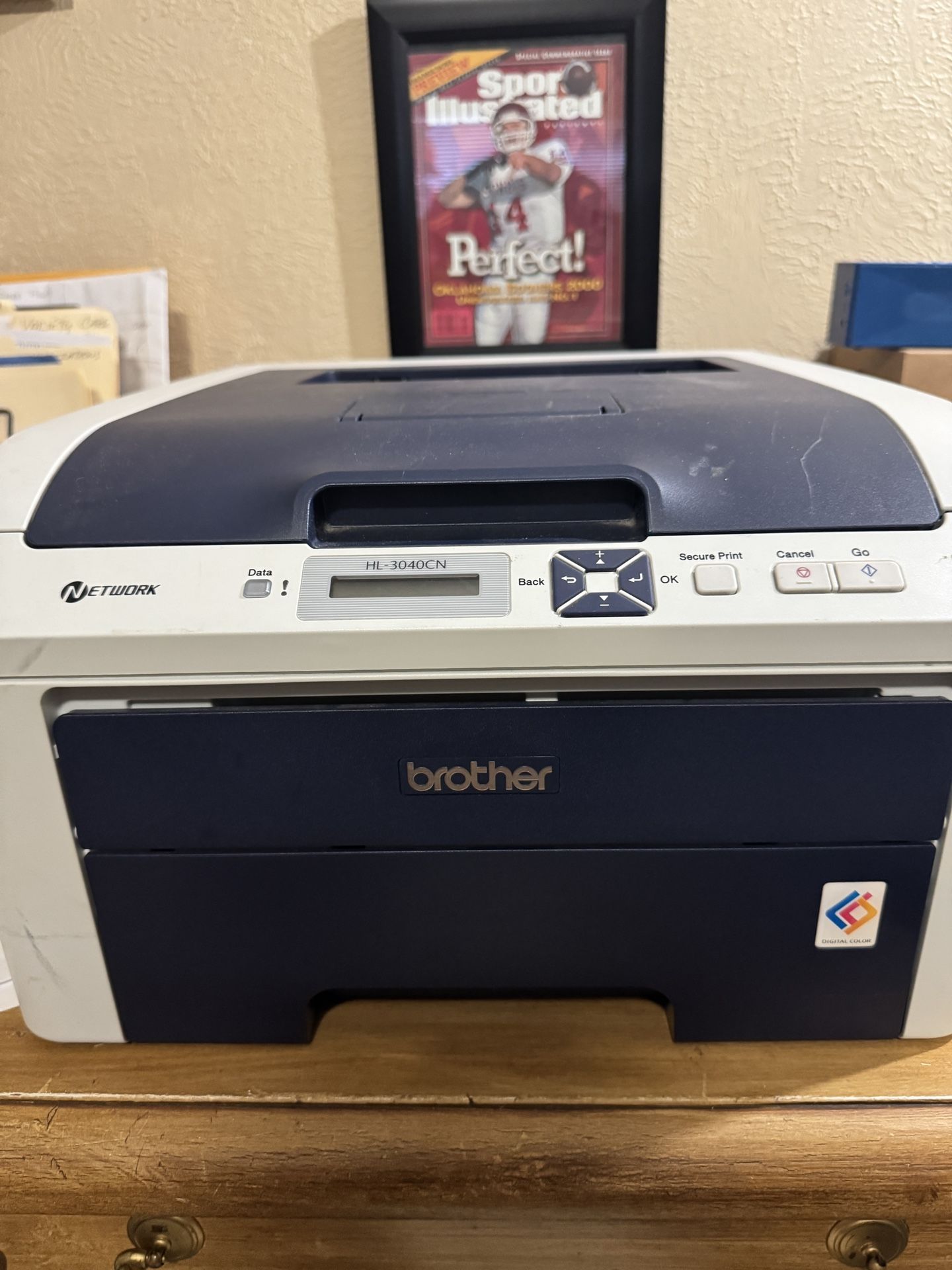 Brother Digital Color Laser Printer With Networling