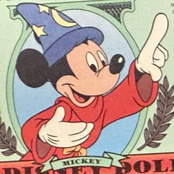 1997 Disney Dollar 25Th Anniversary Gem Mint Uncirculated