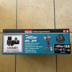 Makita 40v Impact Wrench Kit With Charger 