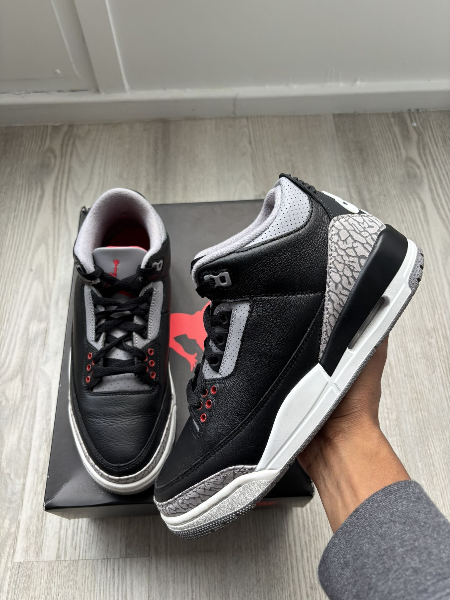 2024 Air Jordan 3 Retro OG Black Cement 