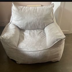 Light Grey Bean Bag Chair