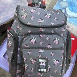 Disney Minnie Mouse NWT Multi-Piece Diaper Bag/backpack