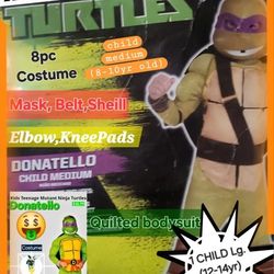NICKELODEON Teenage Mutant Ninja Turtles Costumes, Leggings, Shell Pouch, Gloves, LongSleeve shirts and TMNT Shoes