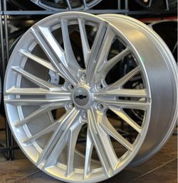 24'' inch Silver ZL1 Wheels fit Escalade Silverado Yukon Sierra Tahoe Tundra New