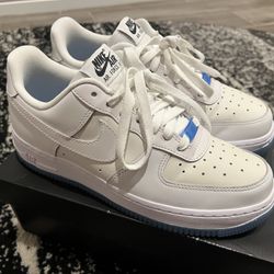 Nike Air Force 1 '07 LX UV Reactive Size 8 Women's Sneakers