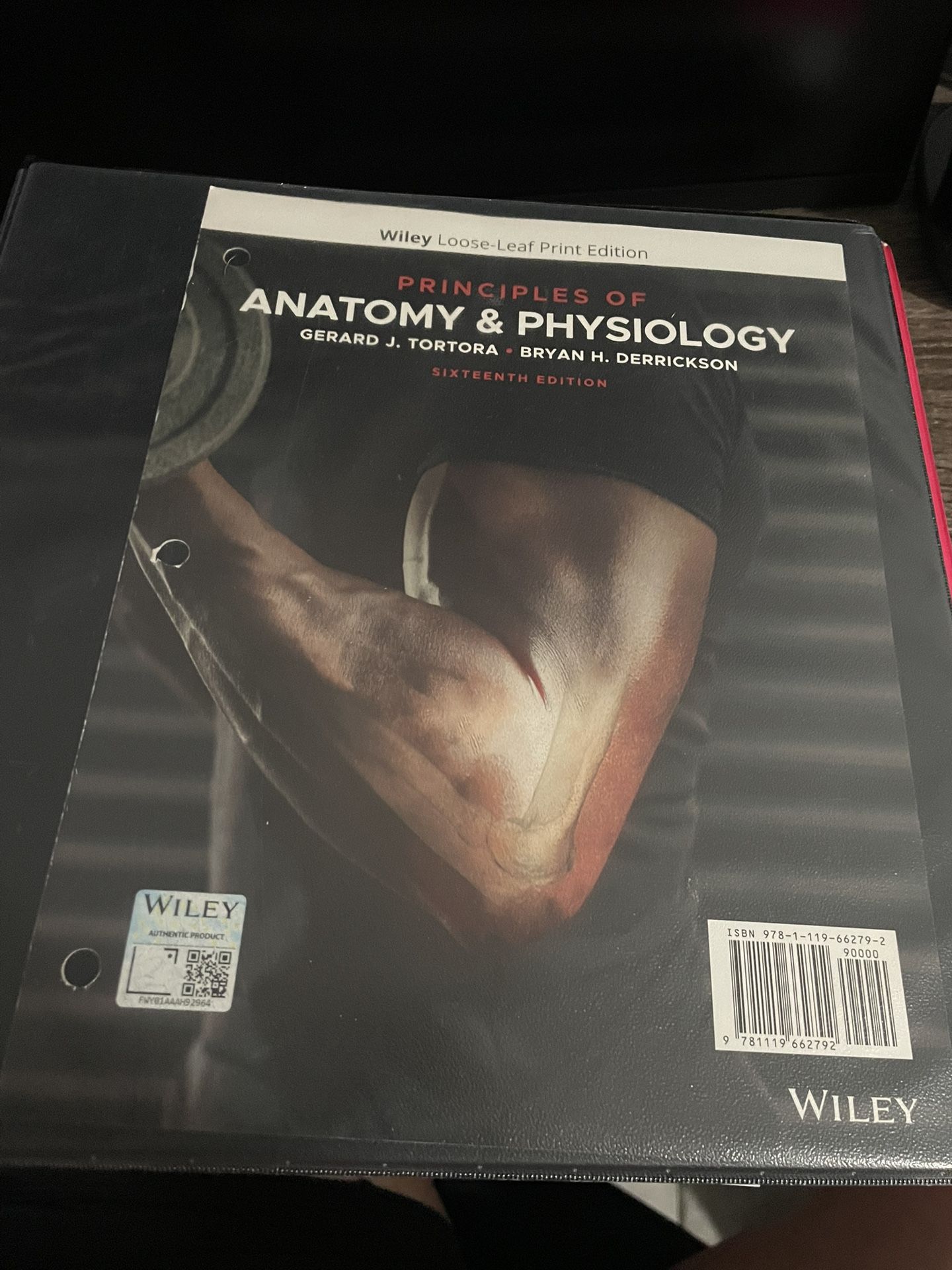 PRINCIPLES OF ANATOMY & PHYSIOLOGY GERARD J. TORTORA - BRYAN H. DERRICKSON SIXTEENTH EDITION
