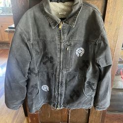 Costume Chrome Heart Design Vintage Jacket