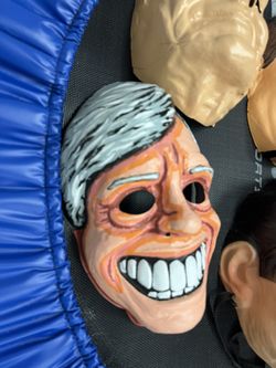 Vintage 1980 President Jimmy Carter Plastic Halloween Mask by C.F. Mfg Co USA