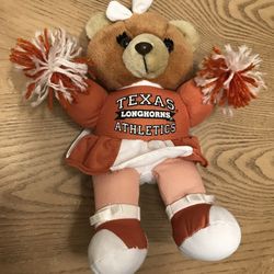 Texas Longhorn Cheerleader Plush Toy