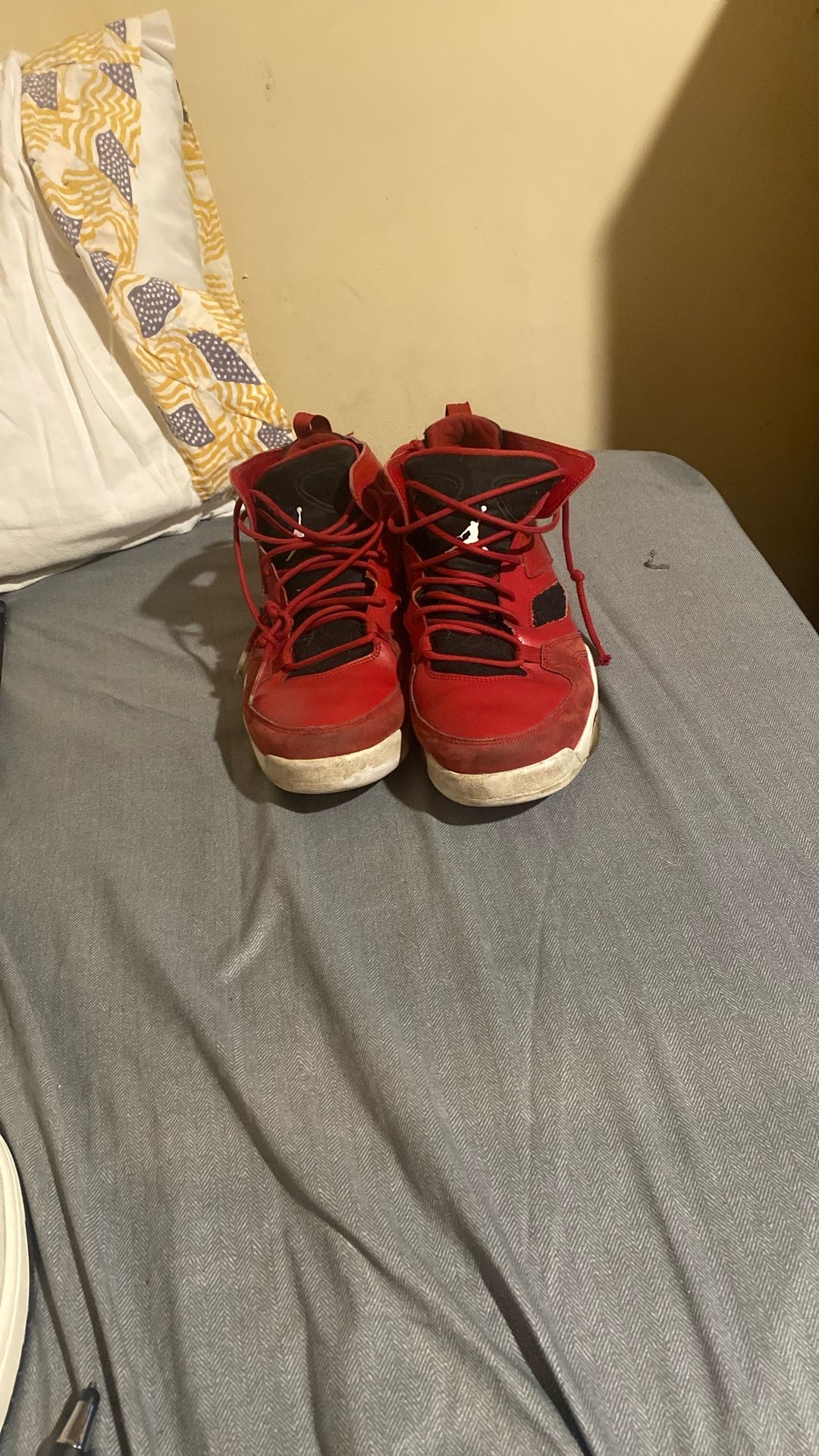 Nike Air Jordan Flight Club 91 Gym Red And Black Size US Men’s 11