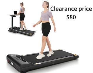 🥨FUNMILY Walking Pad Under Desk Treadmill for Home Office with App Control 2.5 HP Compact Electric Treadmills with Remote Control,300lbs Weight Capa