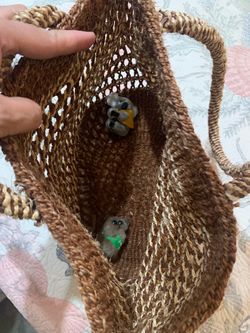 Hand wooven bag