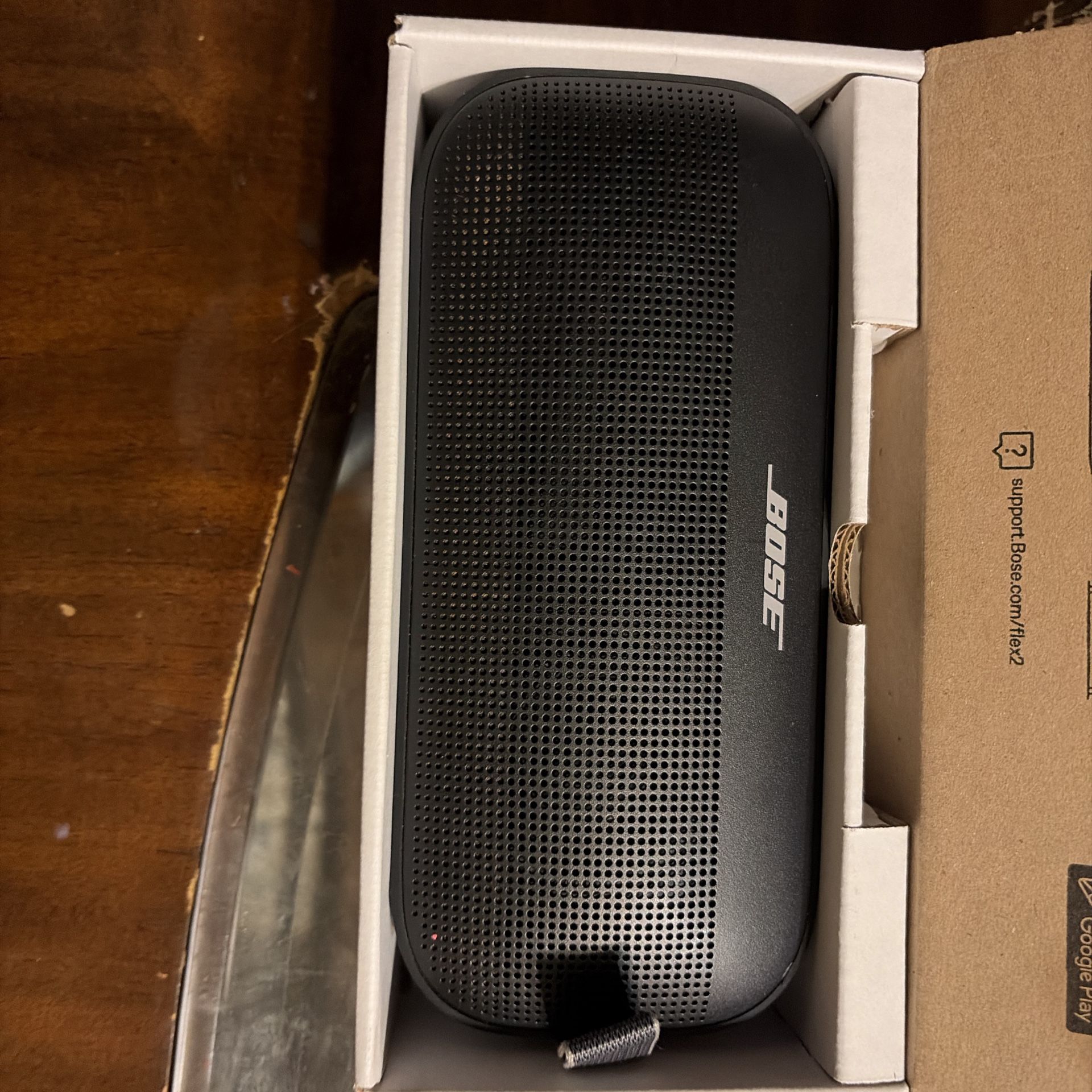 Black Bose speaker