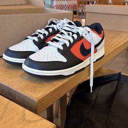 Nike Dunks Orange White And Black