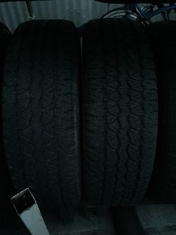 4 good year wrangler tires 235/75/15