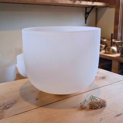 432 Hz 12” root chakra C note crystal singing bowl 99.99% quartz crystal
