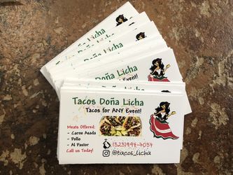 White Matte Business Cards