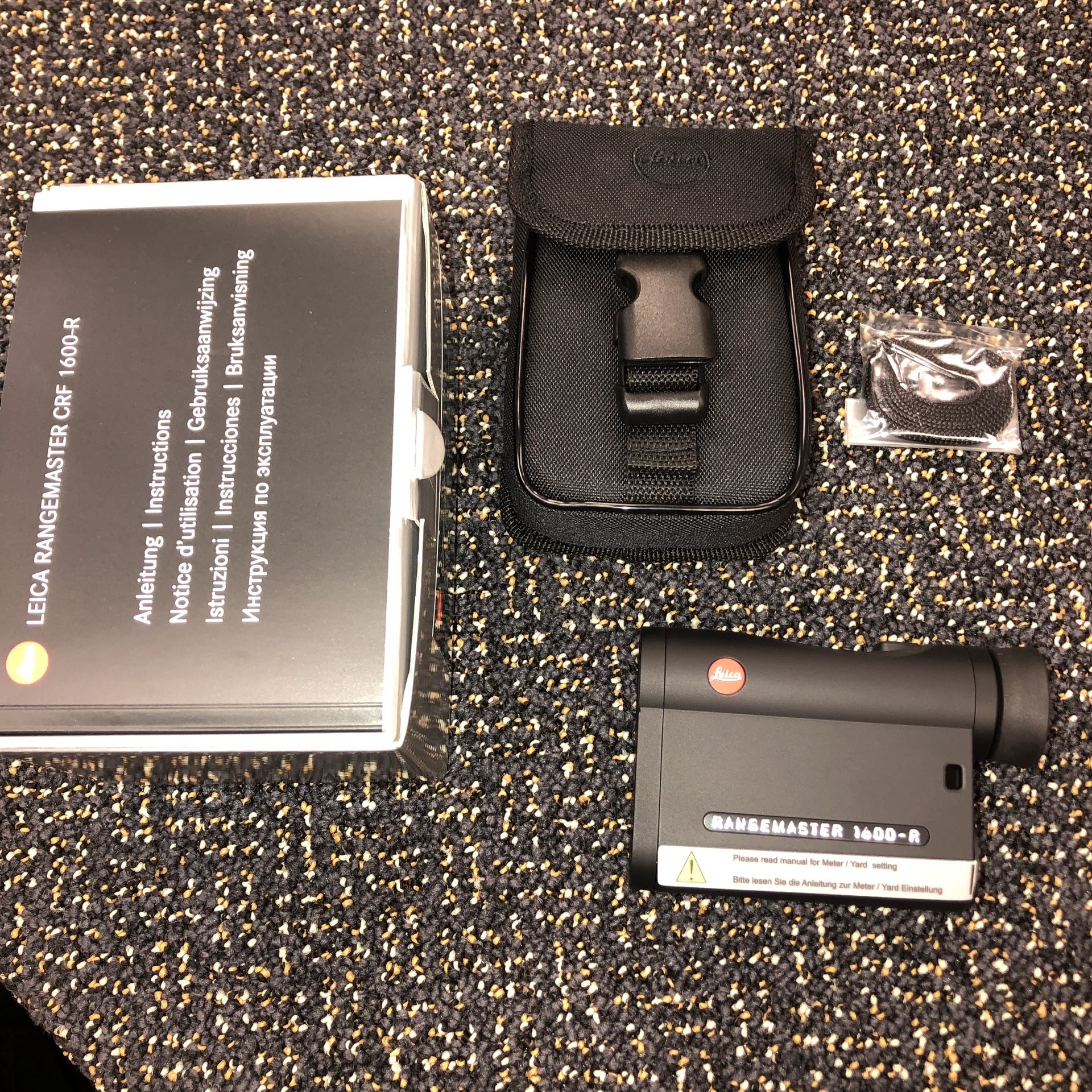 LEICA RANGEMASTER CRF 1600-R. BALLISTIC RANGEFINDER Brand new never used
