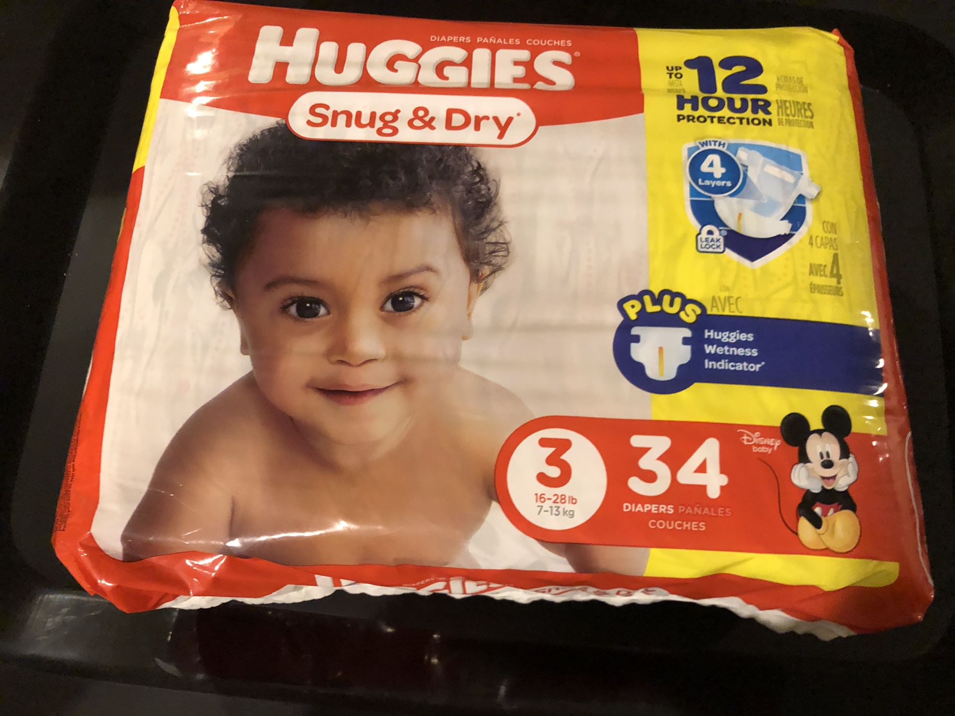 Huggies Snug & Dry Size 3 Diapers