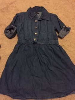 GAP kids denim dress size small