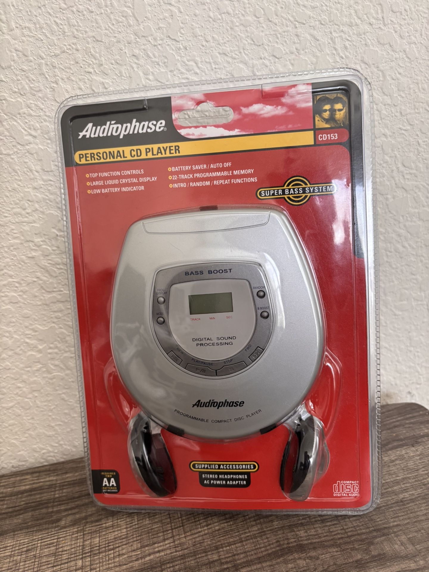Vintage Sealed Audiophase CD Player (CD153) – Brand New!