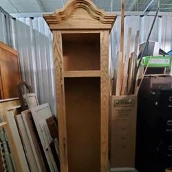 Oak grandfather clock Body