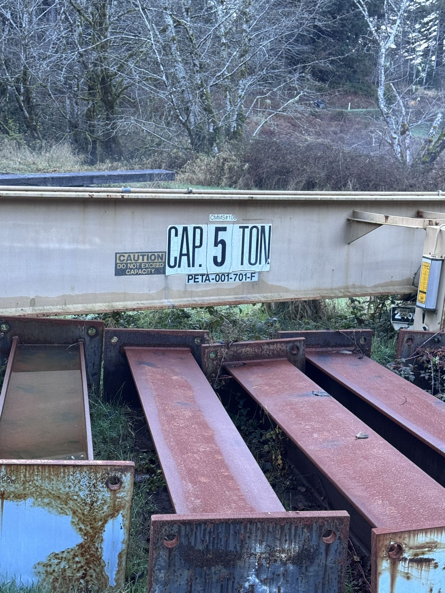 Price Neg; Shop Doors And Gantry crane 5 Ton Capacity