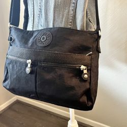 Kipling Black Crossbody Organizer Bag