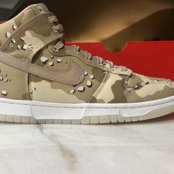 Nike High Dunks- Desert Camo 9.5 Women’s - New!