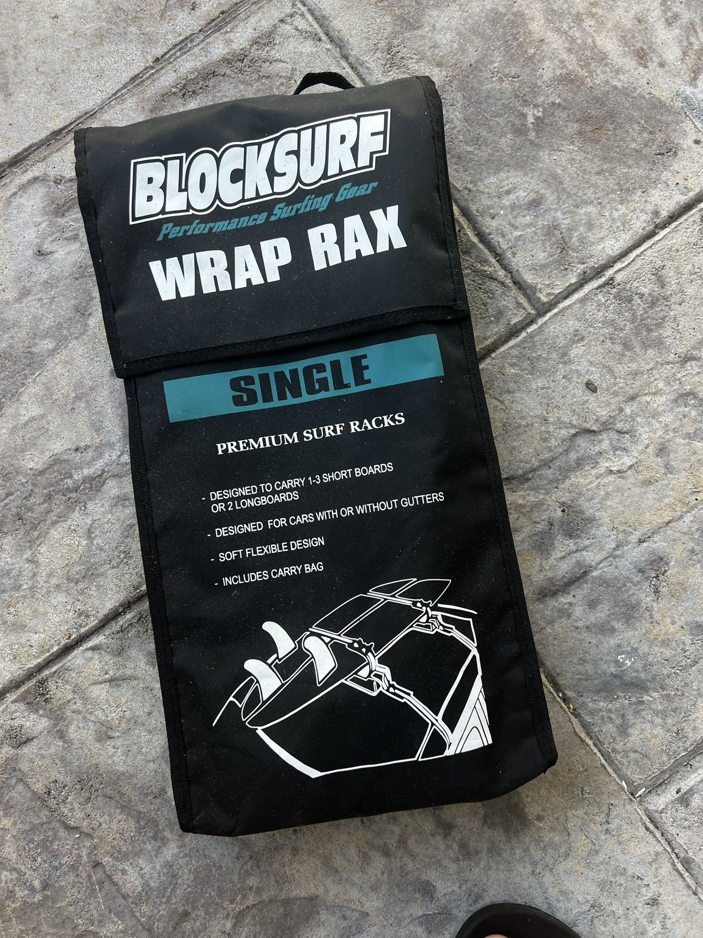 Block Surf - Wrap Rax Pro Soft Roof Racks, Universal Fit for Cars, Trucks and SUVs - Carries Long boards, Short boards, and Soft Tops
