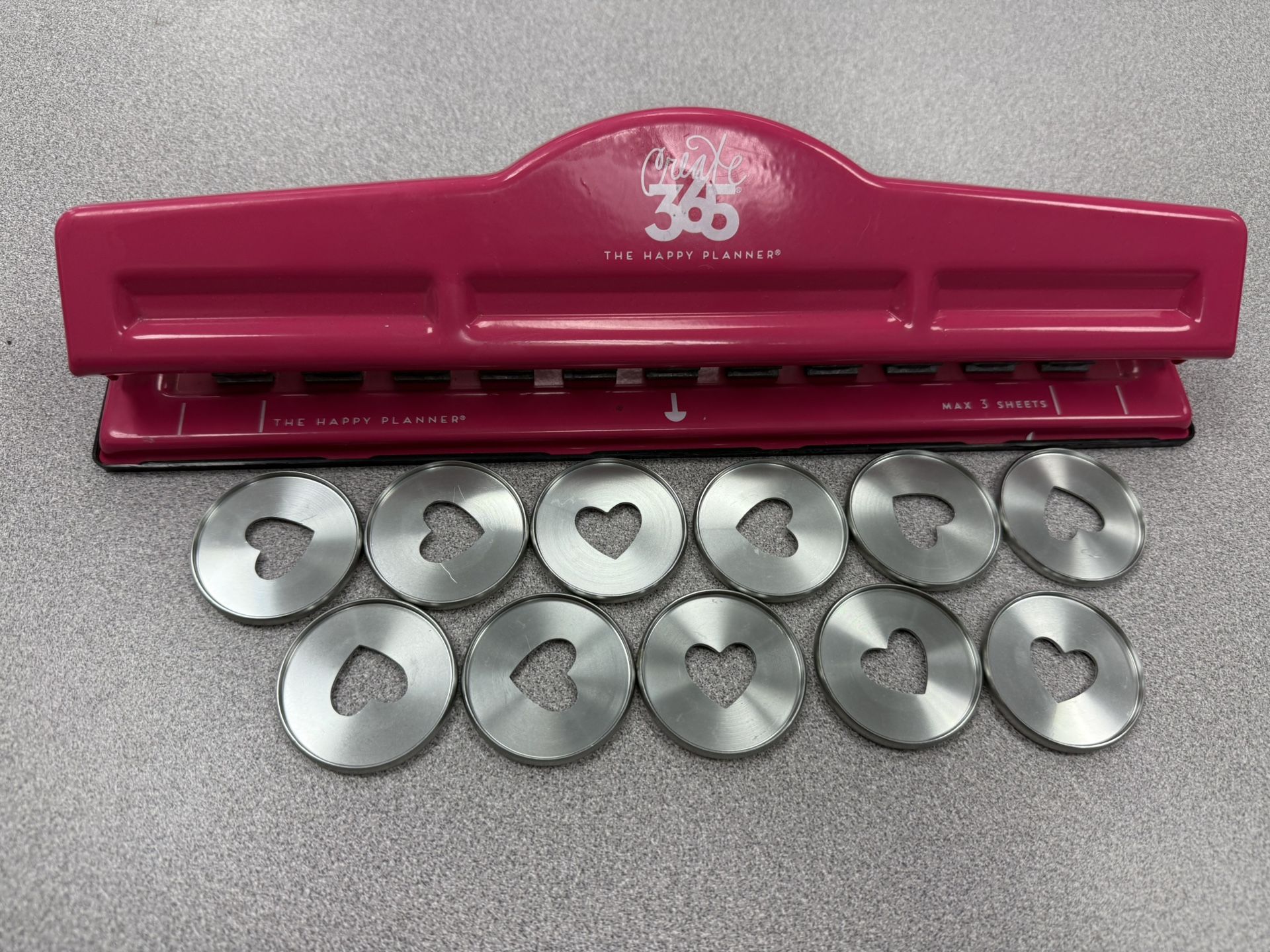 Happy Planner Hole Punch And Binder Ring Set