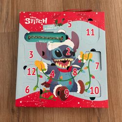 Disney Stitch Holiday Advent 12 Days of Jewelry Set