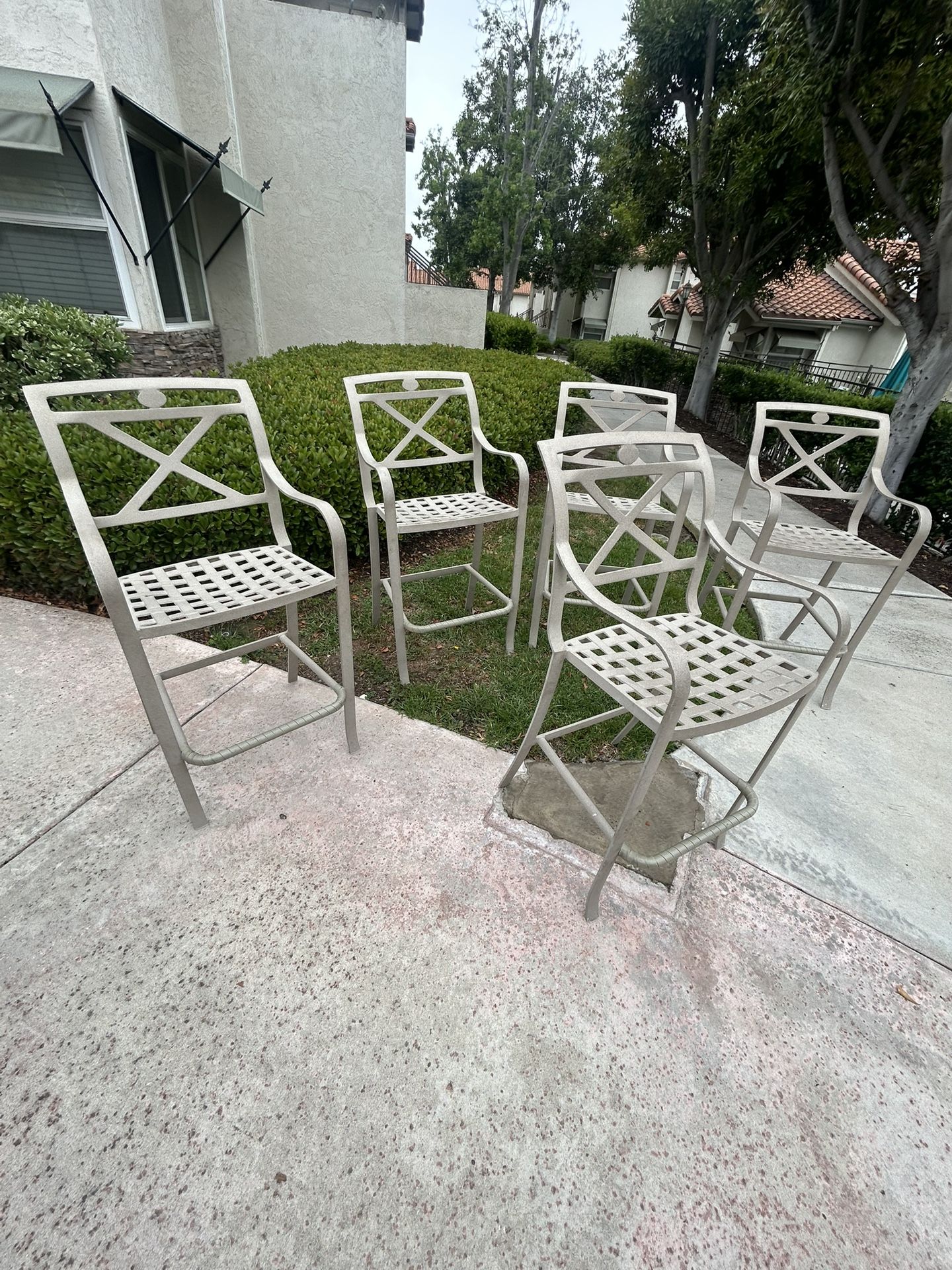 Las 5 Sillas De Aluminio X $150. O Mejor Oferta
