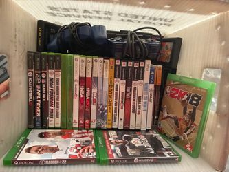 Mixed Video Game Lot with Controllers