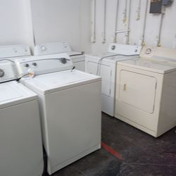 Dryers and washers available
