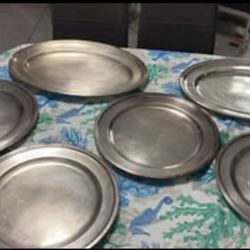 Stainless steel serving trays set of 6
