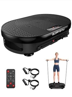 Glorygym Vibration Plate Exercise Machine for Body Shaker Machine and Weight ...