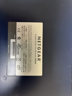 Netgear 24 Port Switch 10/100 Jf5524