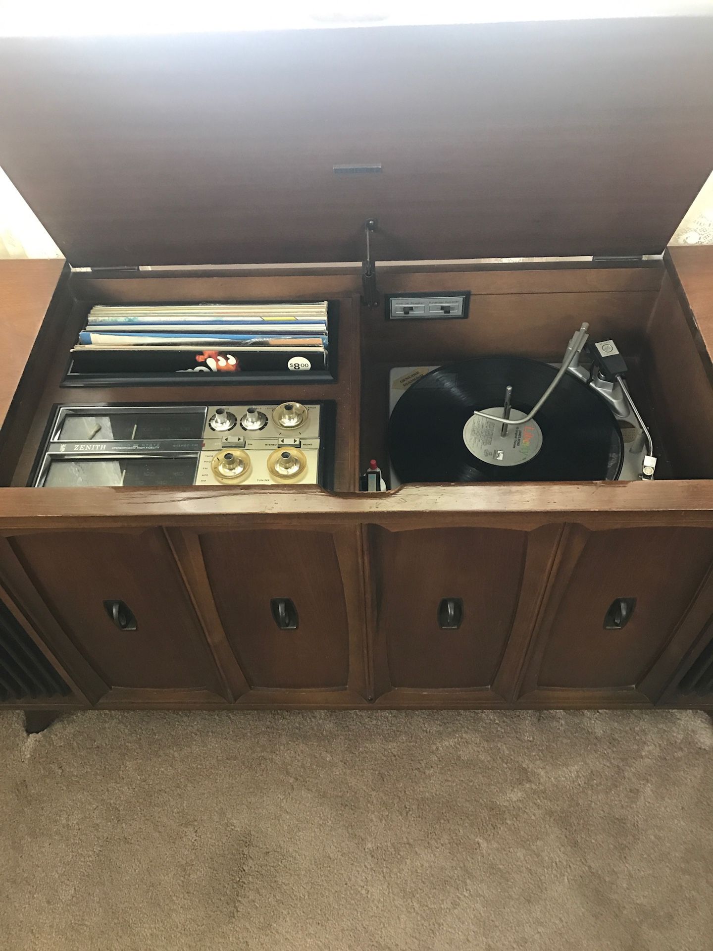 Vintage record player