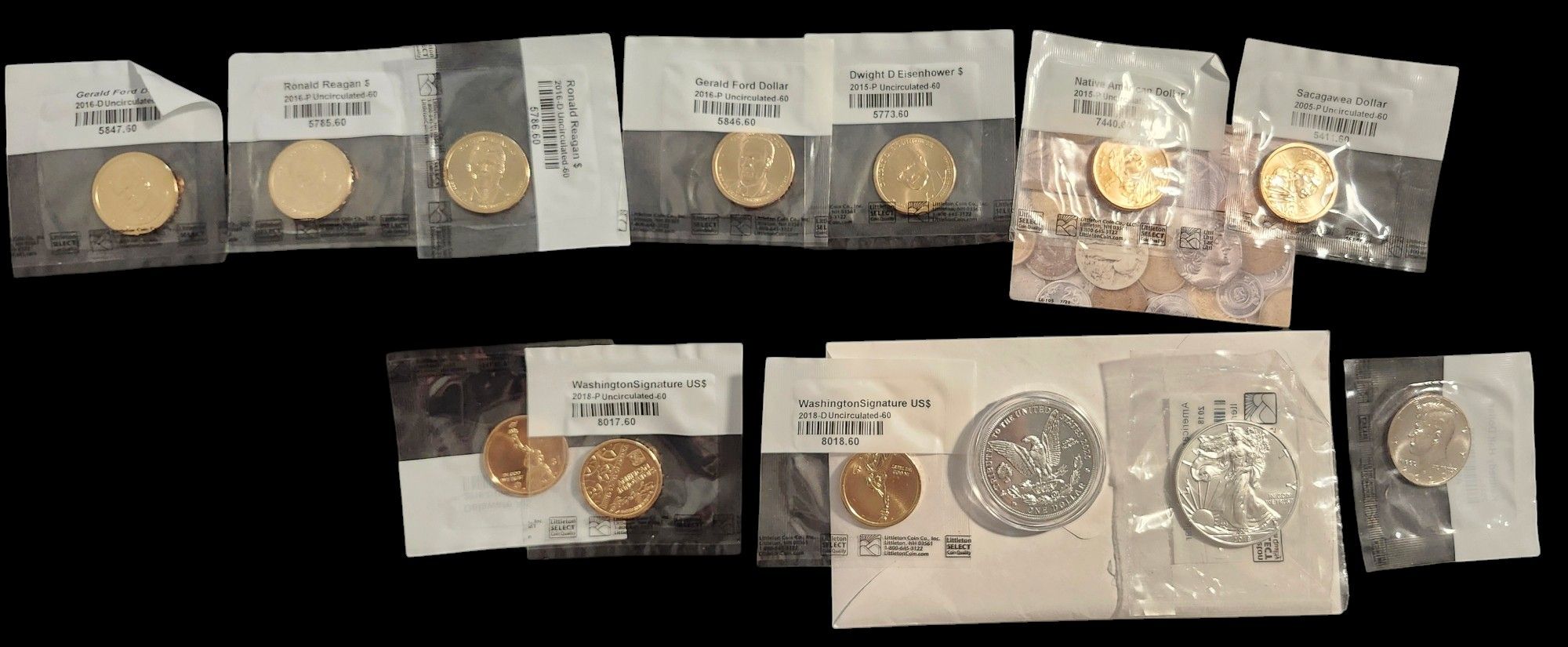 Lot of 14 Coins Total..