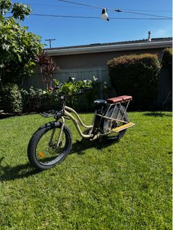 Murf Alpha Cargo 52V in Desert Sand w/ Passenger Kit