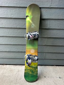 Vintage Oxygen The Sign Snowboard 168cm w/ Forum Bindings - Complete Setup