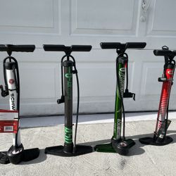 4 Bicycle Pumps For Tires Schwinn Bell Some New