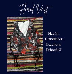 Floral Vest