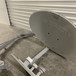 Direct TV Satellite Dish Pole Adjust With Bracket Legs Included