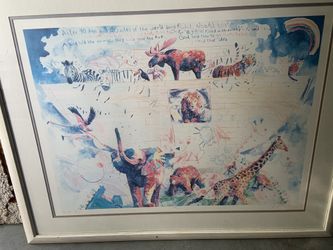 24x32 Noah’s Ark picture limited edition