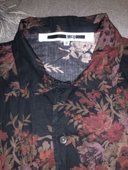 Alexander McQueen floral short sleeve