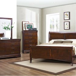 4 Pc Queen Bedroom Set No Credit Needed $10 Down 